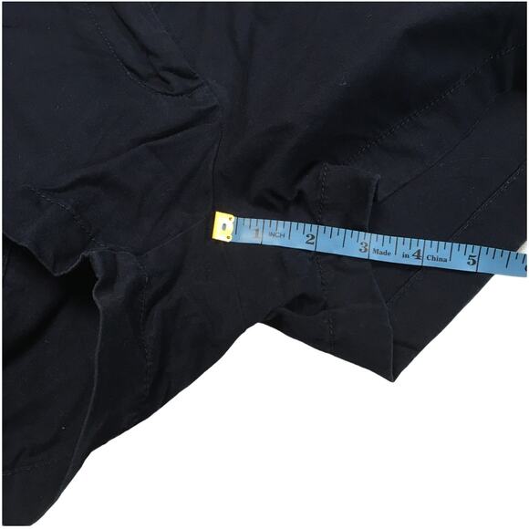 J. Crew Broken-In Chino 3" Shorts Navy Blue Size 0 Women's Casual Flat Front - Picture 6 of 8